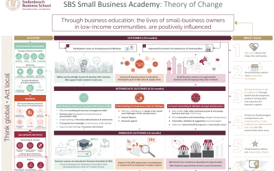 Stellenbosch Business School Small Business Academy Theory of Change